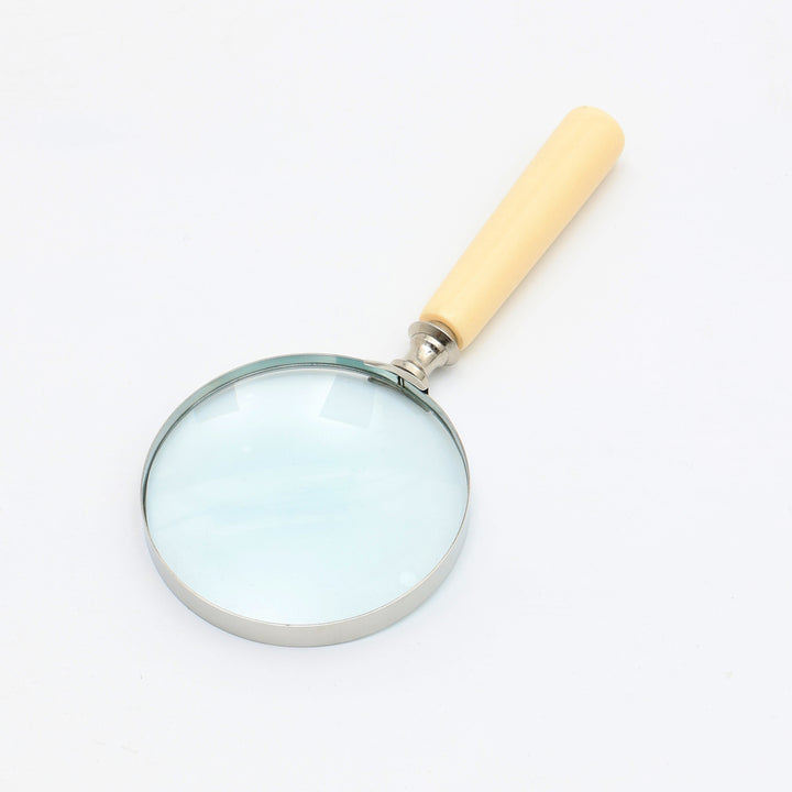 Decorative Stone Magnifier Elegant White Accent Piece