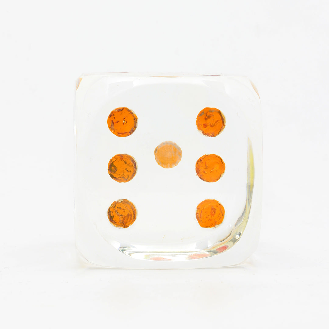Decorative Acraylic Dice Elegant MULTICOLOR Accent Piece