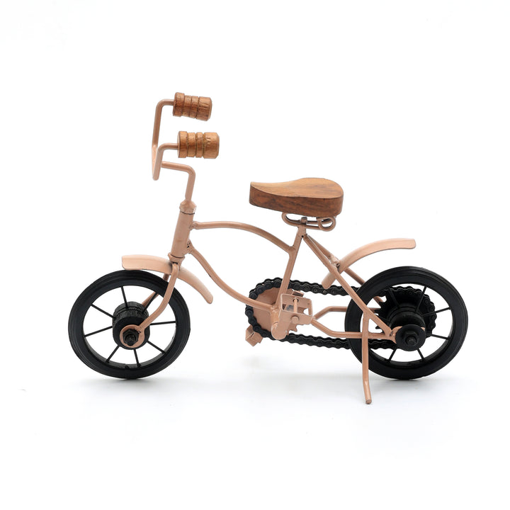 Decorative Iron Cycle Elegant CREAM Accent Piece