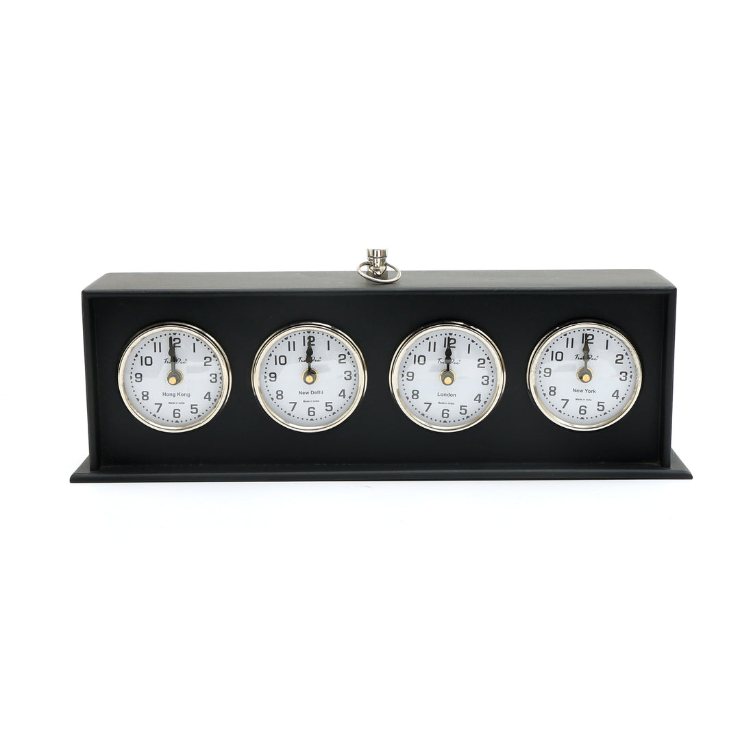 Antique Style World Clock VintageInspired Timepiece