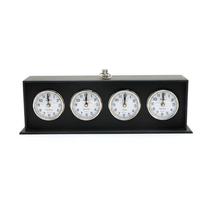 Antique Style World Clock VintageInspired Timepiece