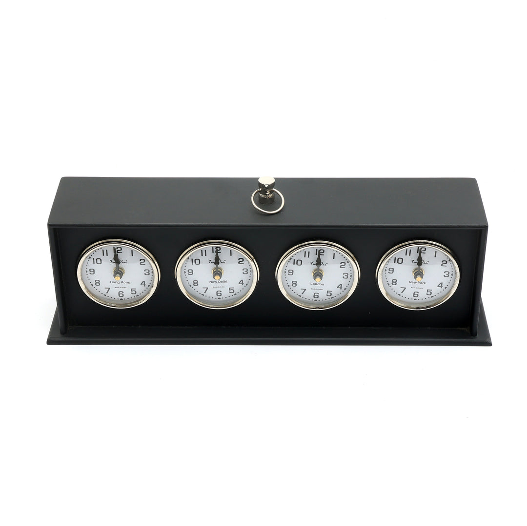 Antique Style World Clock VintageInspired Timepiece