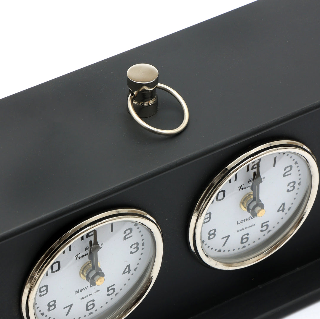 Antique Style World Clock VintageInspired Timepiece