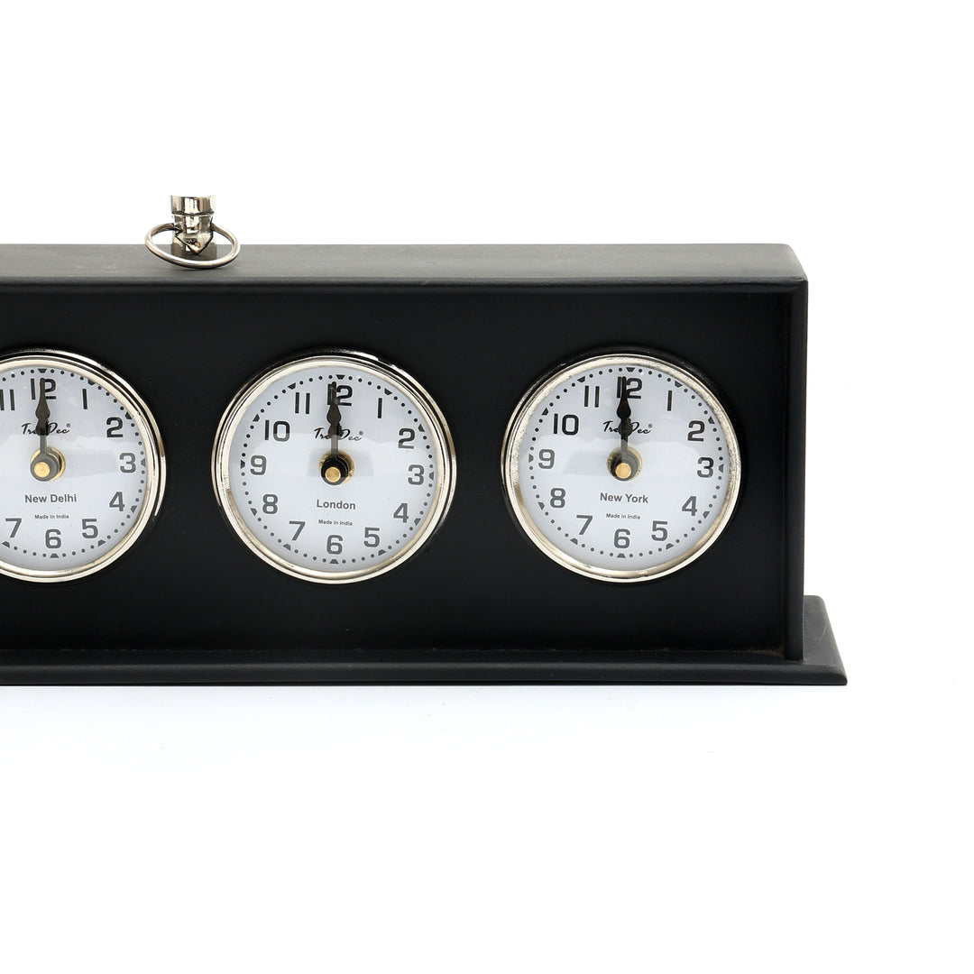 Antique Style World Clock VintageInspired Timepiece