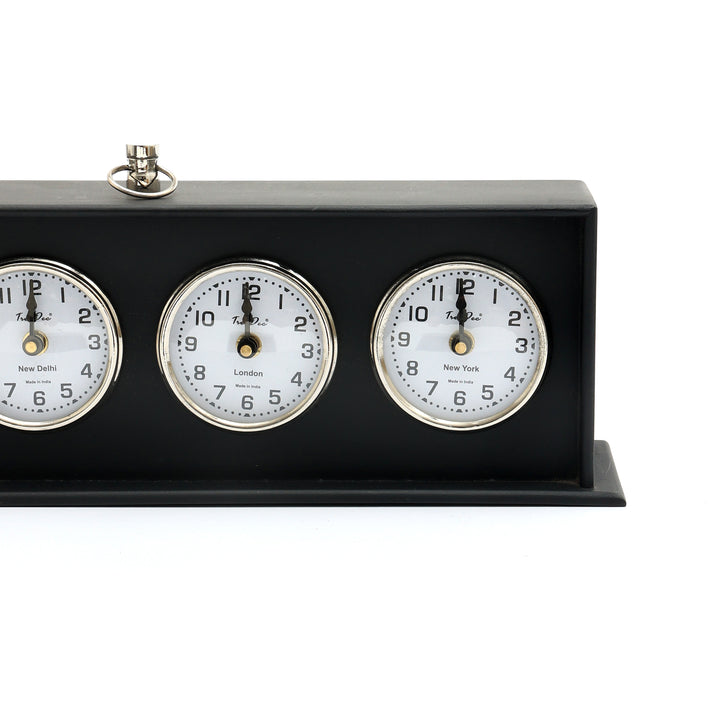 Antique Style World Clock VintageInspired Timepiece