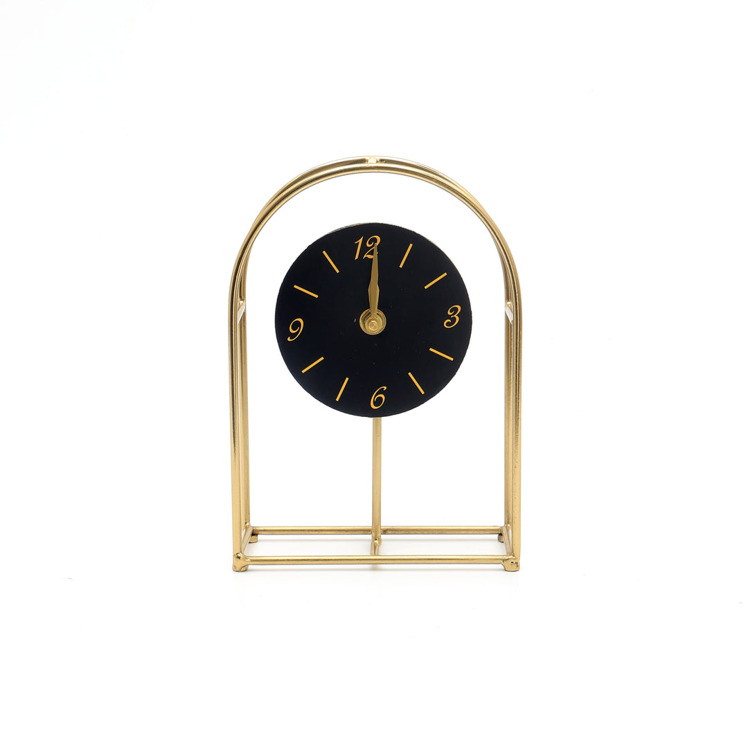 Antique Style Wire Desk Clock VintageInspired Timepiece