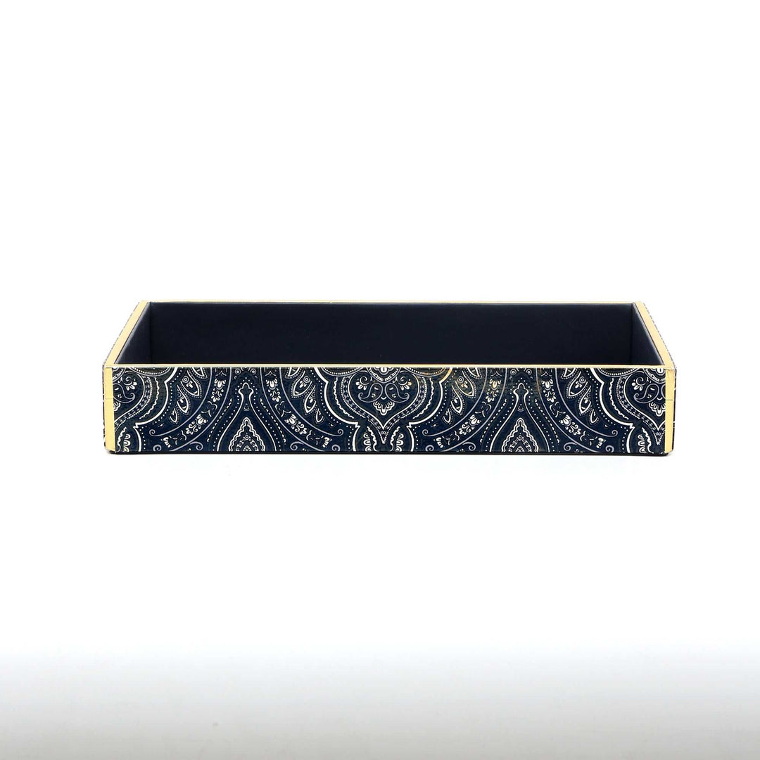 Black Rectangle Tray - Printed