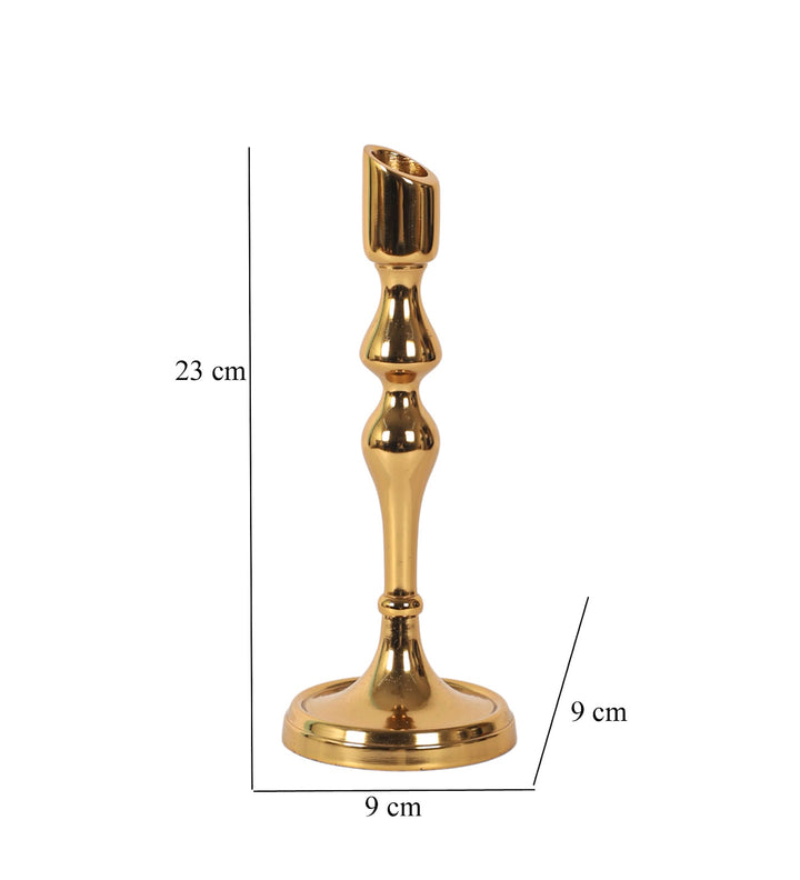 Expobazaar Lumora Small Gold Candle Holder