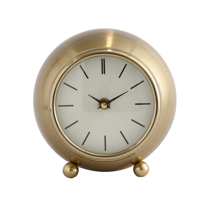 Expobazaar Gold Round  Seraphic Veil Desk Clock