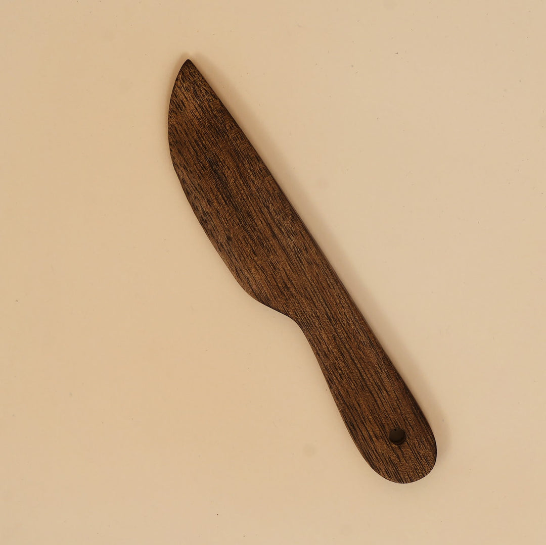 Mini mango wood cheese board with knife