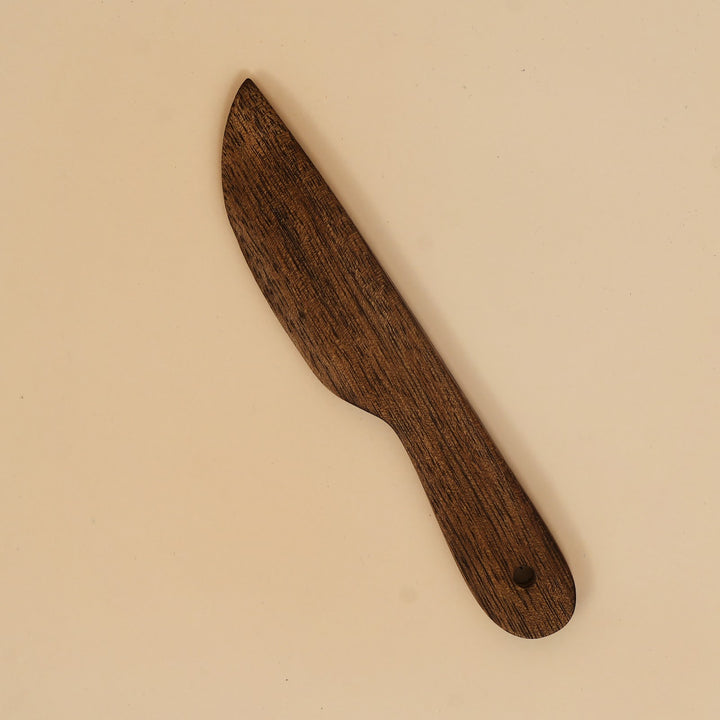 Mini mango wood cheese board with knife