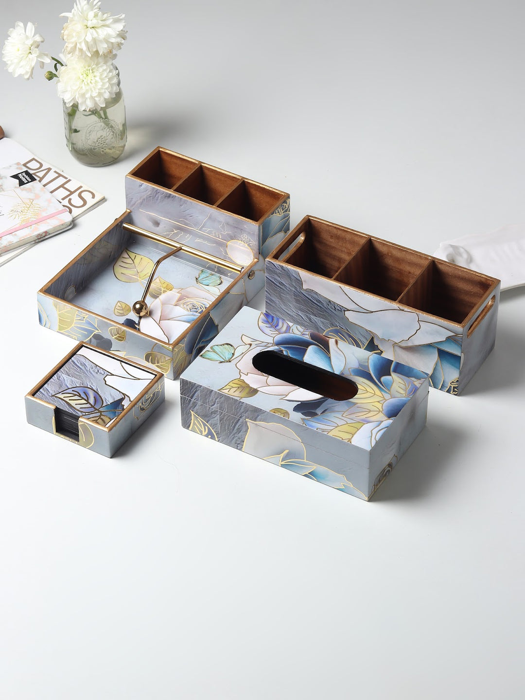 Expobazaar Azure Whisper Cutlery Holder