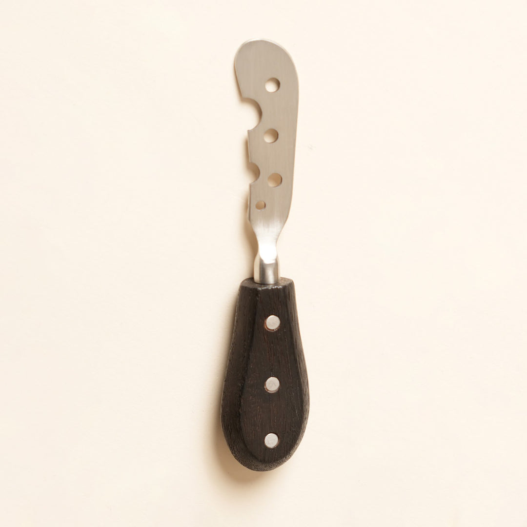 Cheese knife and spreader serving set