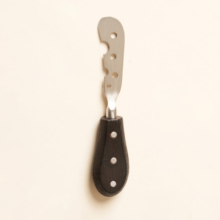 Cheese knife and spreader serving set