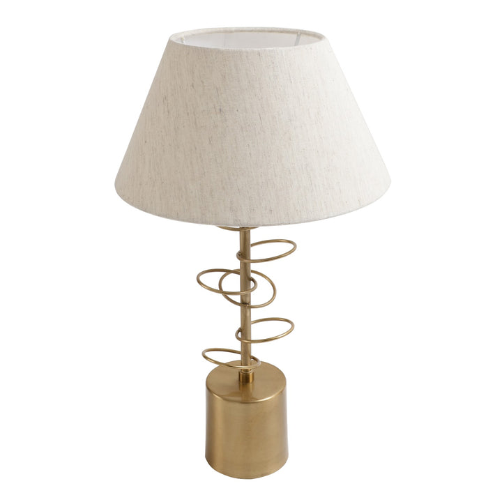 Expobazaar Cascading rings Table lamp in Gold