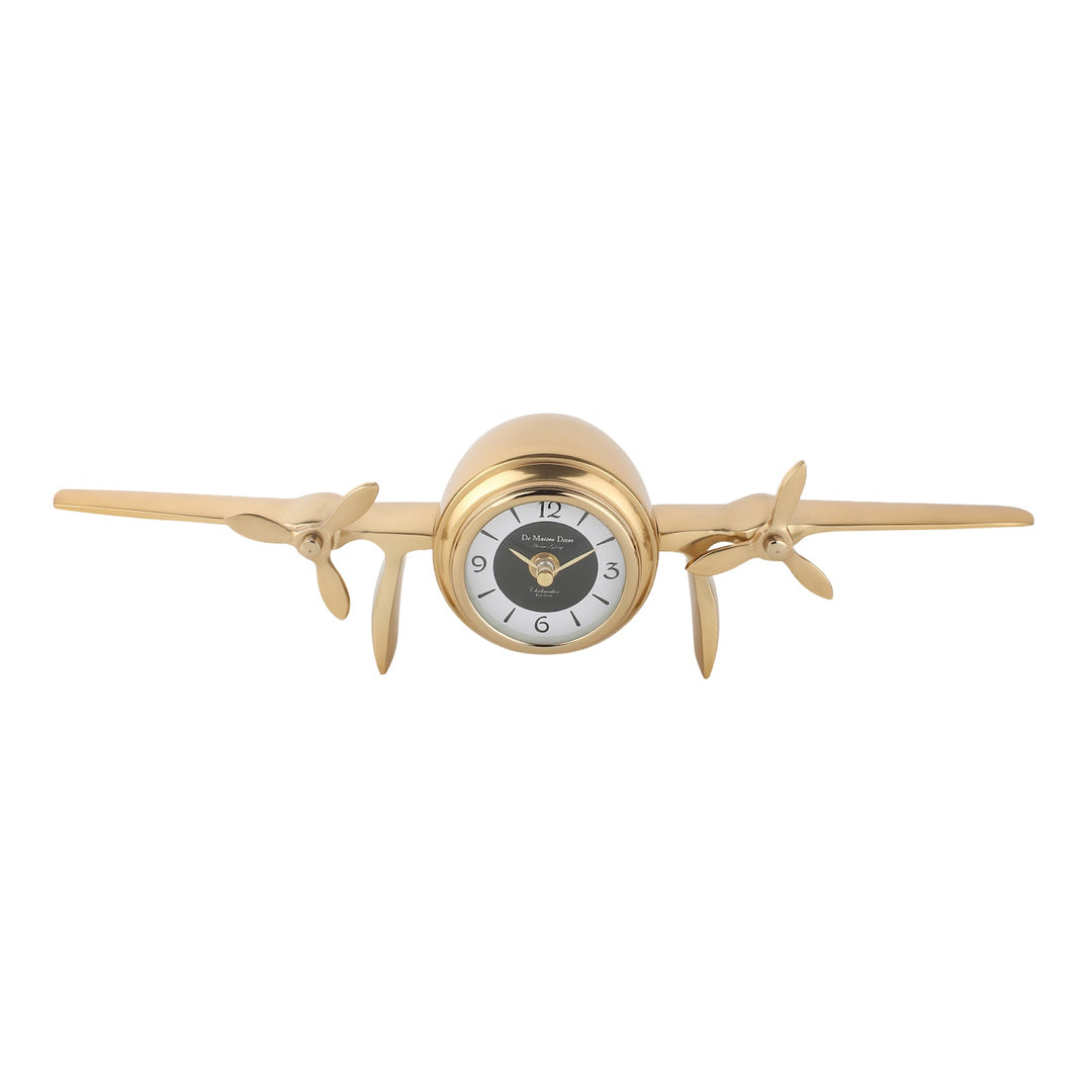 Expobazaar Skyward's Gold Iron Table Clock