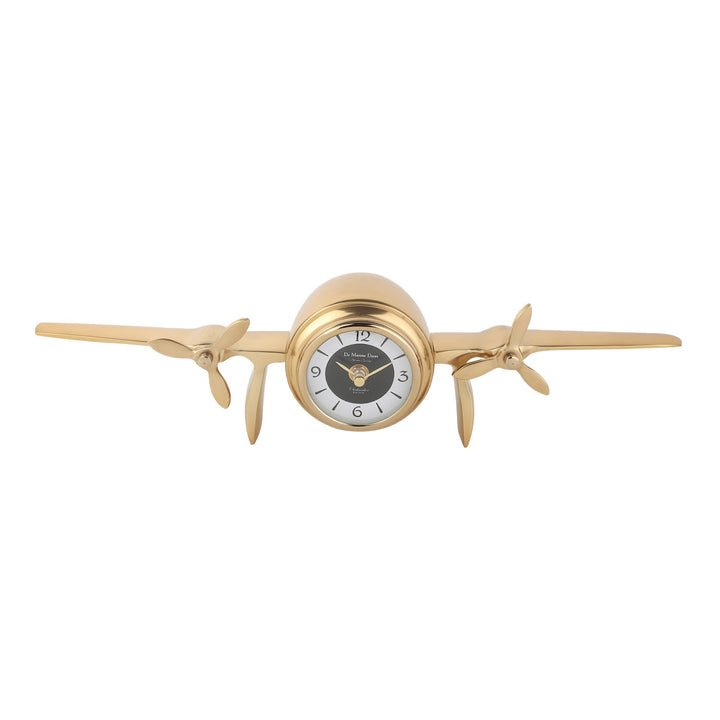 Expobazaar Skyward's Gold Iron Table Clock