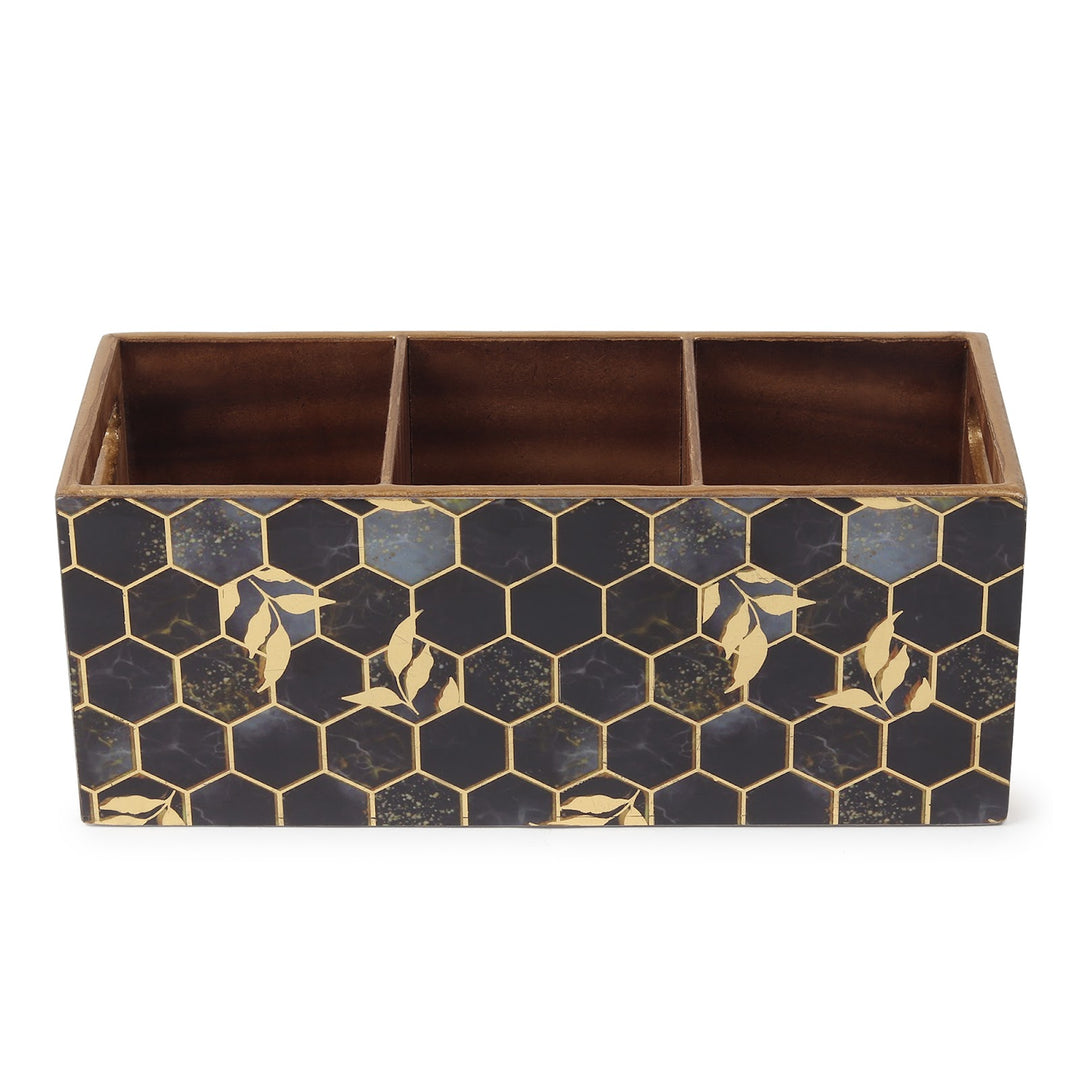 Expobazaar Gilded Hive Cutlery holder