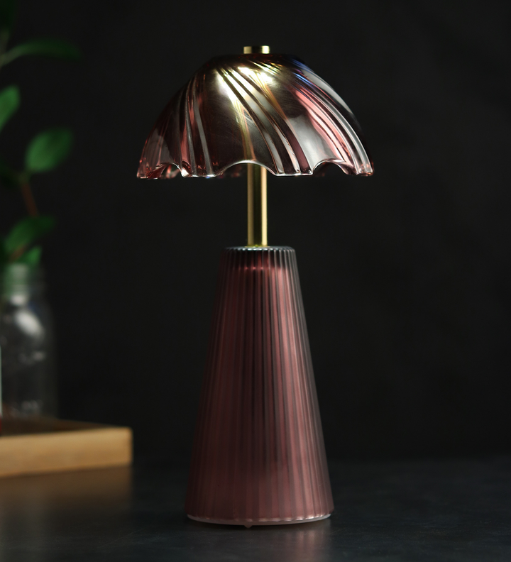 Calista Crystelle Sculpted Glass Table Lamp Style 2 view 2