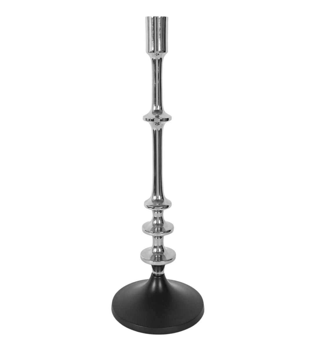 Expobazaar Aristea Silver Candle Holder Large