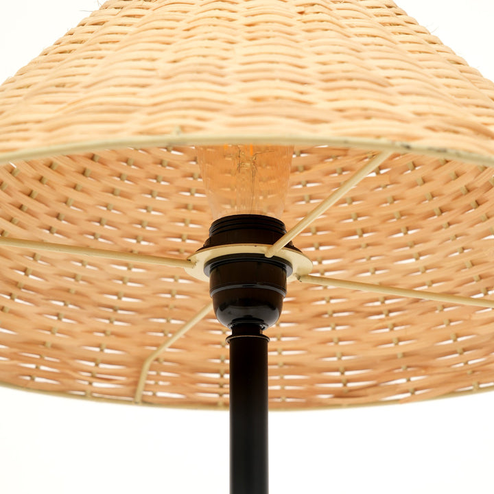 Rattan Table Lamp for Living Room & Bedroom view 5
