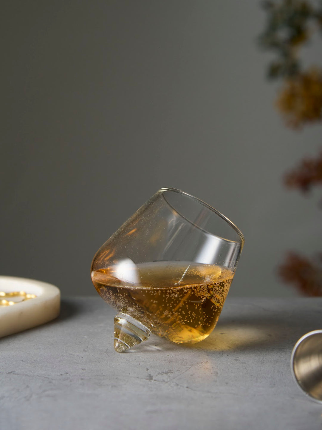 Roly Poly Whiskey Glass in borosilicate glass, 350 ml