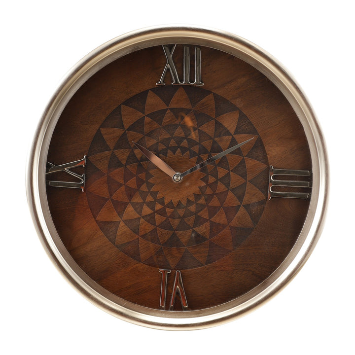 Expobazaar luxe woodcraft Wall Clock
