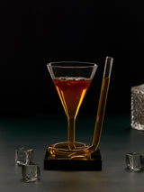 Roll Sip Designer Glass in borosilicate glass, 200 ml