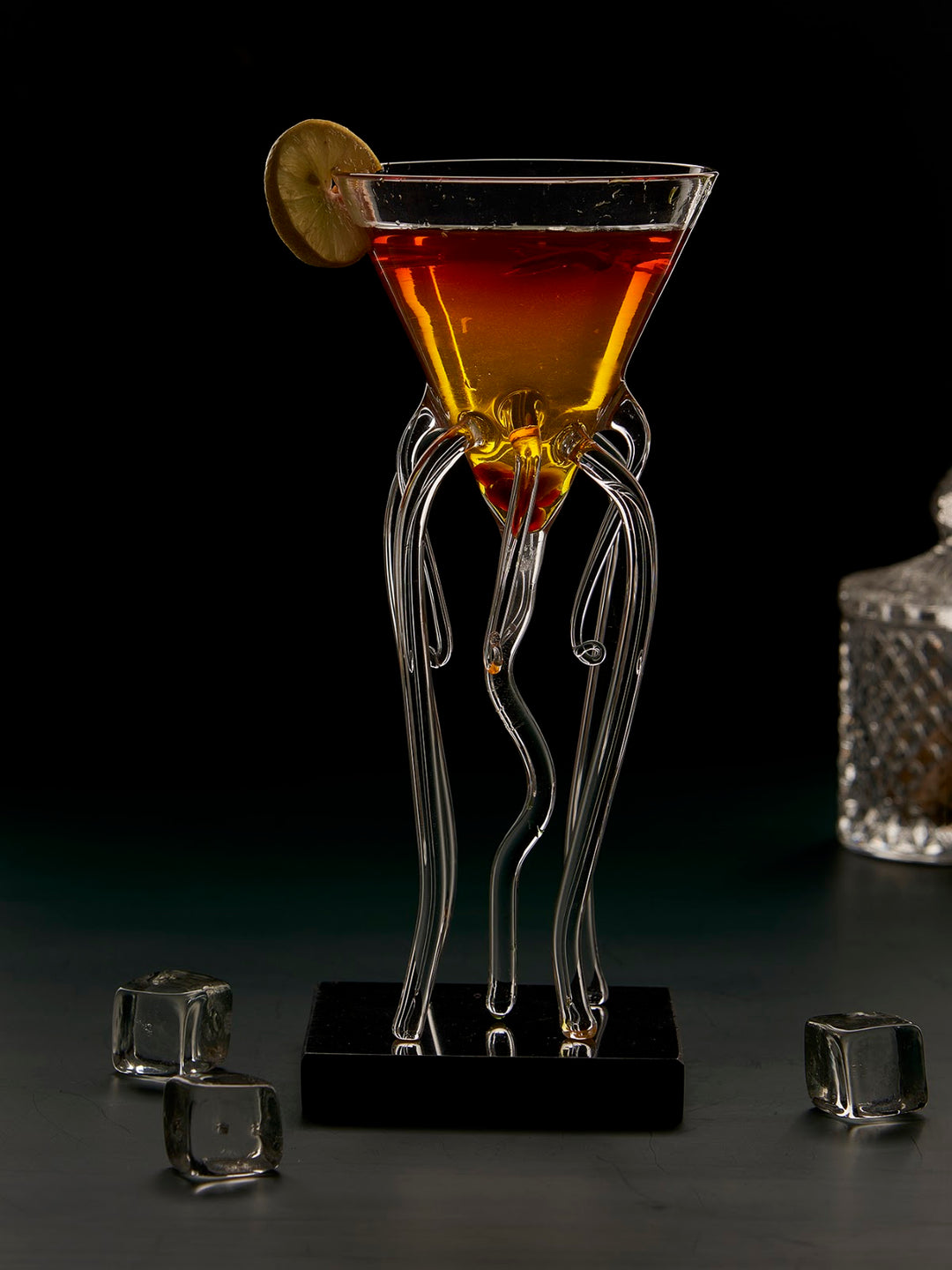 Octopus Designer Glass in borosilicate glass, 200 ml