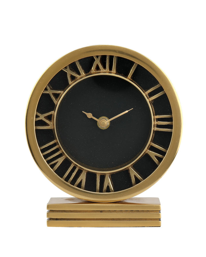 Expobazaar The Timepeice Gold Table Clock