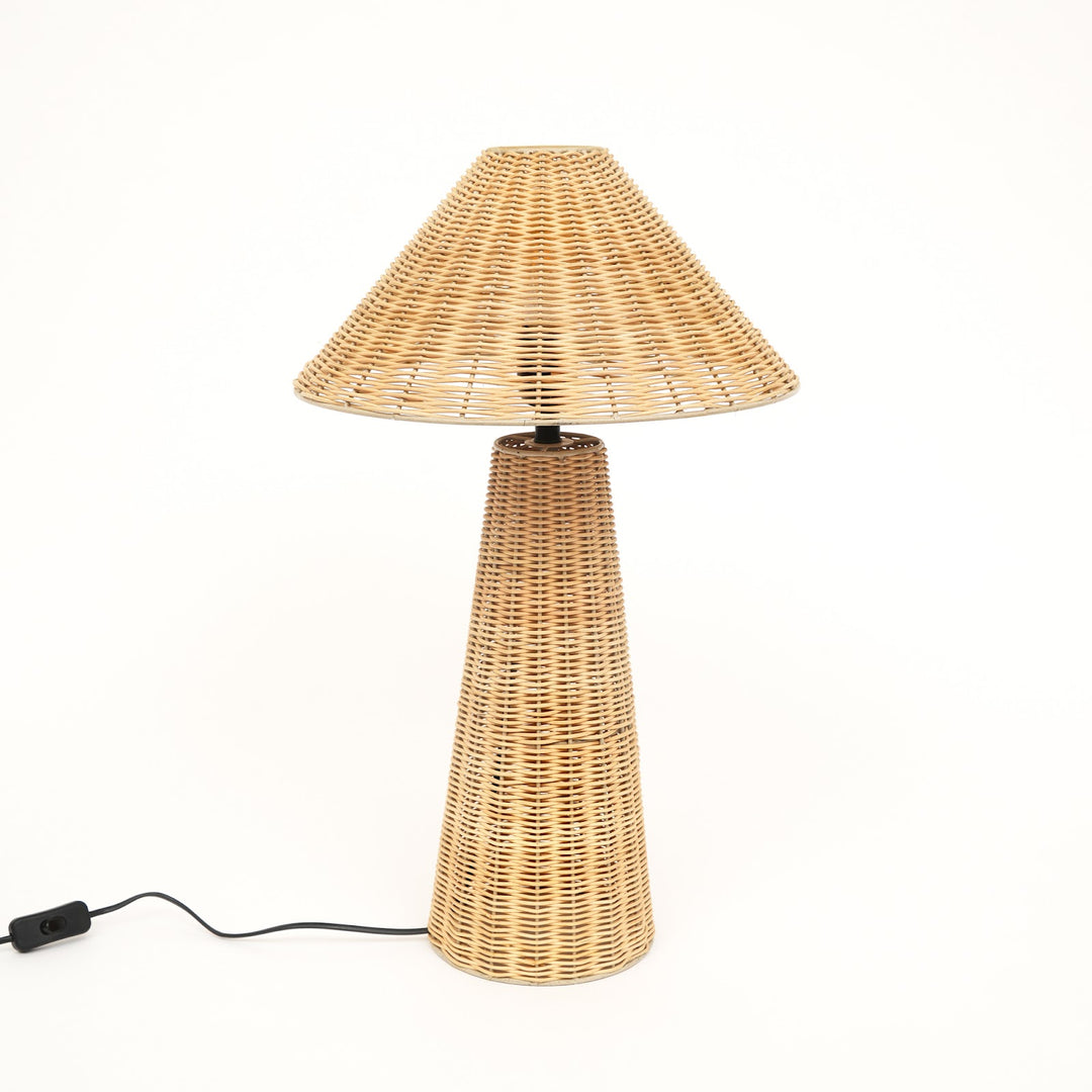Rattan Table Lamp for Living Room & Bedroom view 2