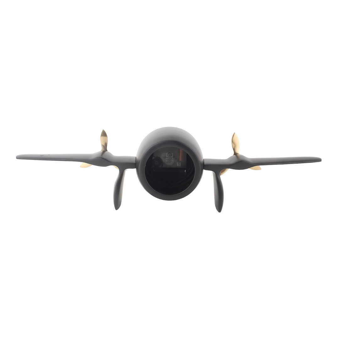 Expobazaar Skyward's Black Iron Table Clock
