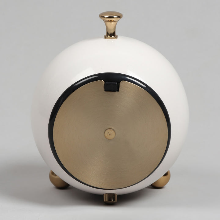 Expobazaar Sphere TimeKeeper table clock in White