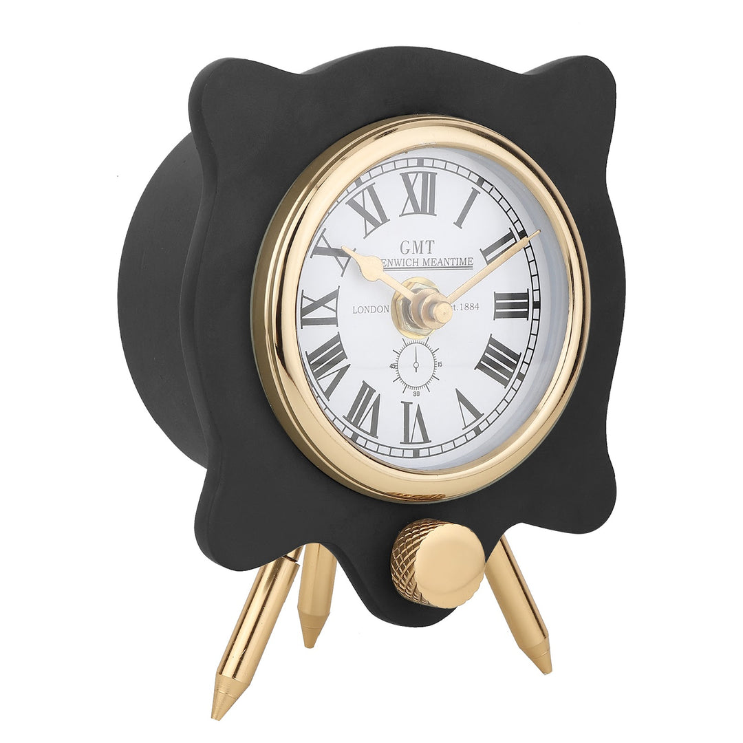 Expobazaar Pixel Pulse Table Clock in Black