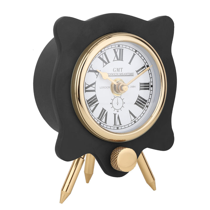 Expobazaar Pixel Pulse Table Clock in Black
