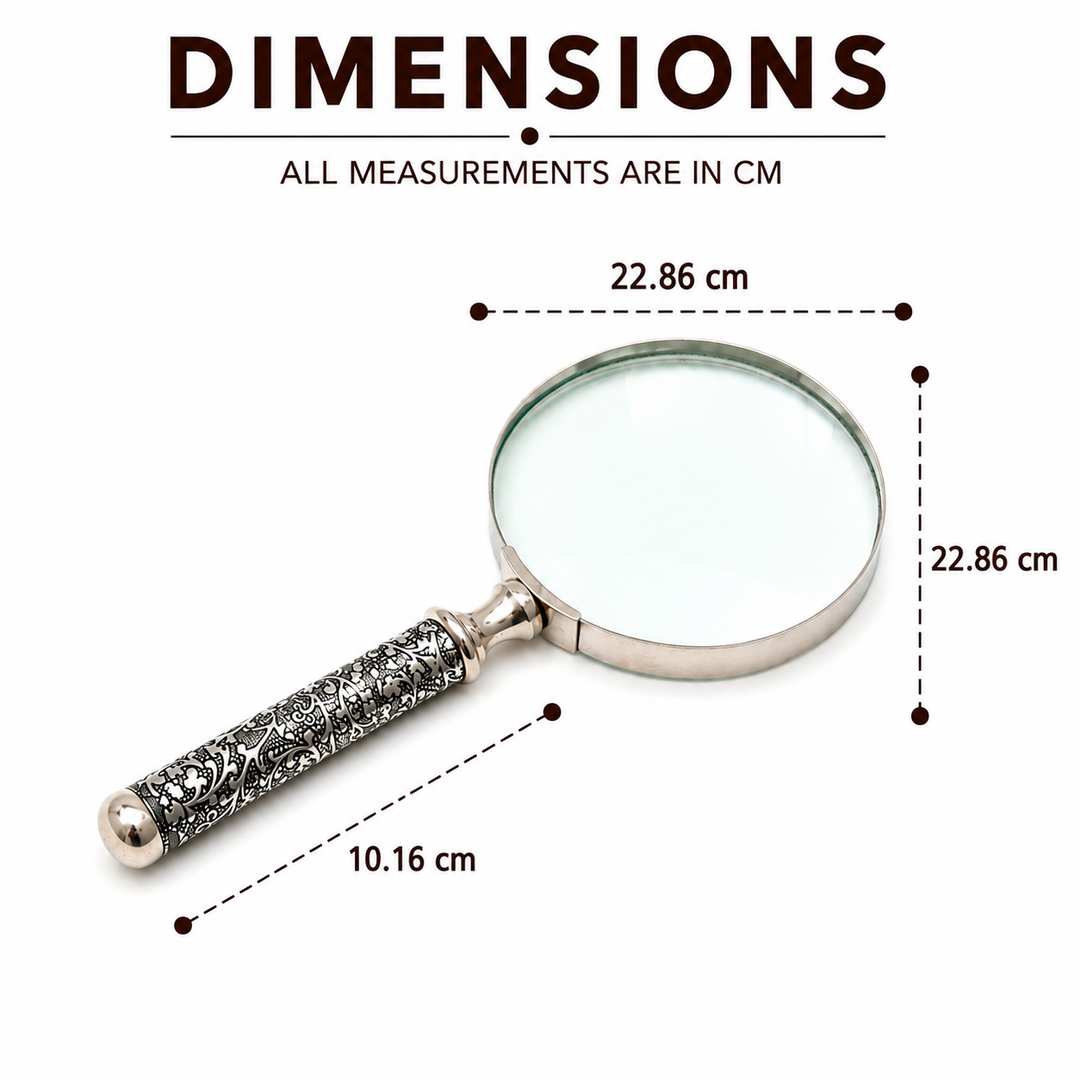Collins Round Handheld Table Magnifier