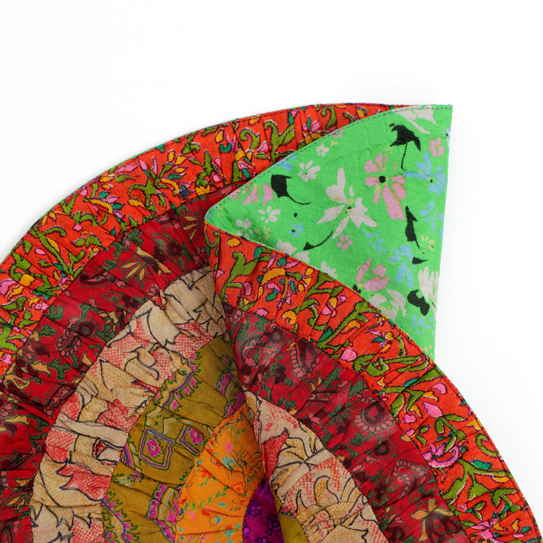 Silk Round Table Mat Set of 2, view 3