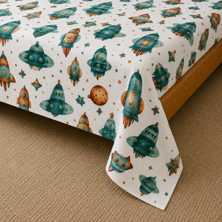Kids Bright Animal Print Bedsheet