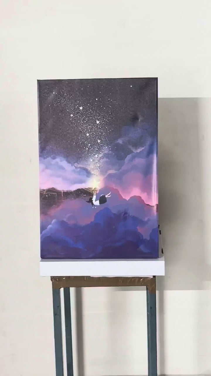 Expobazaar Falling Star Led Wall Art