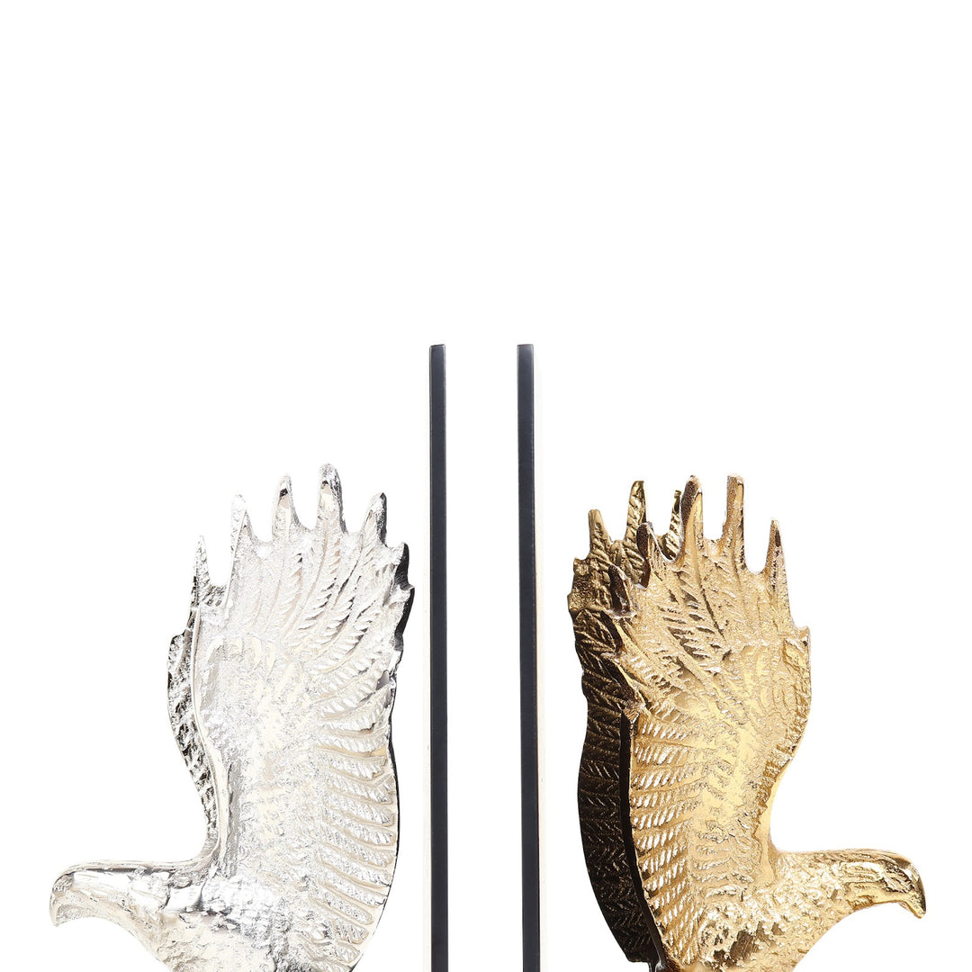 Expobazaar The Helion Pair Bookend Gold & Silver