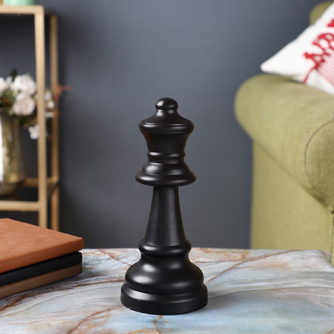 Expobazaar Chess King Black Showpiece