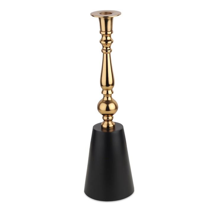 Expobazaar The Valora Candle Holders Gold Black Set