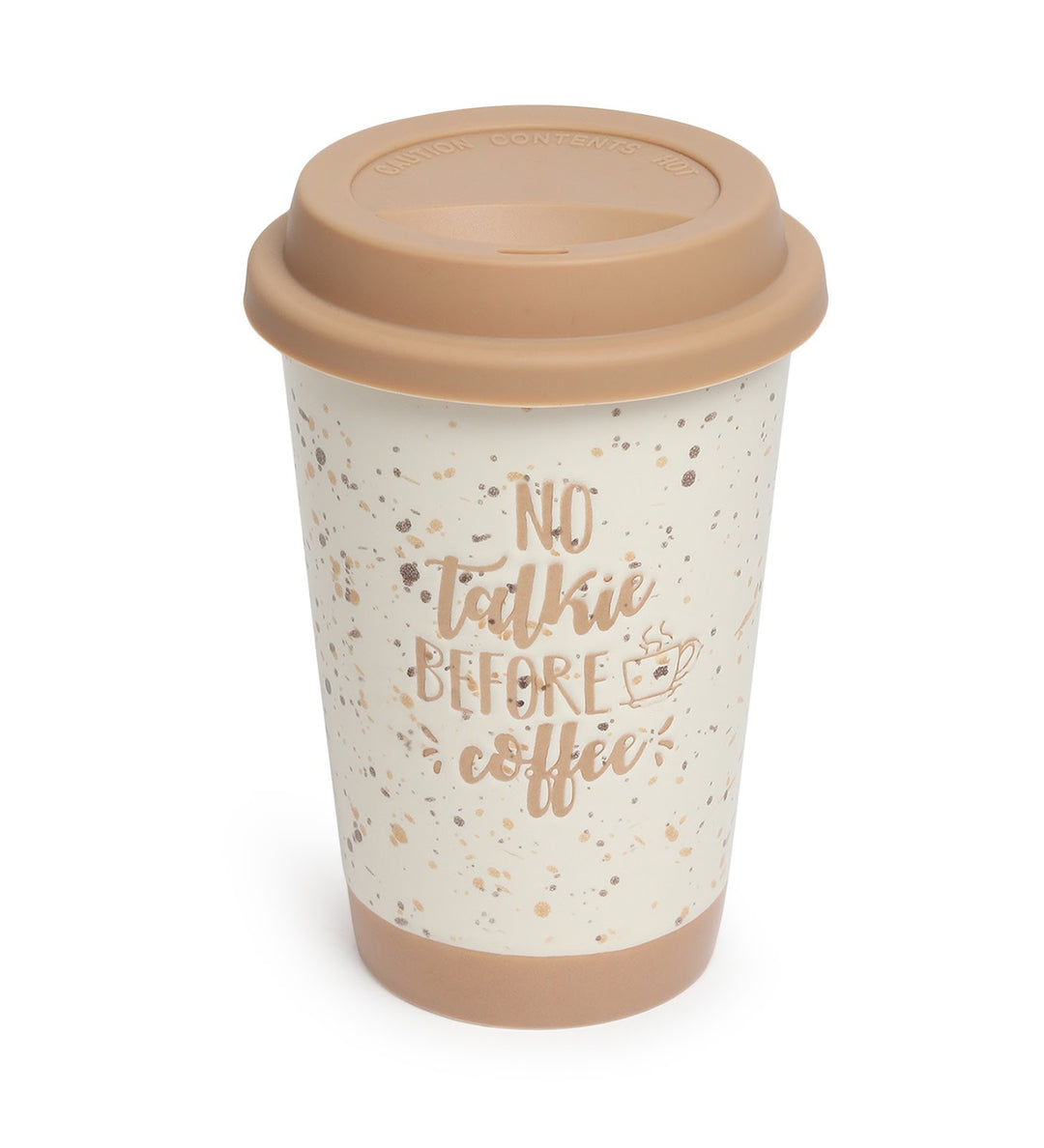 Coffee First Terrazzo Ceramic Coffee Mug Beige view 5