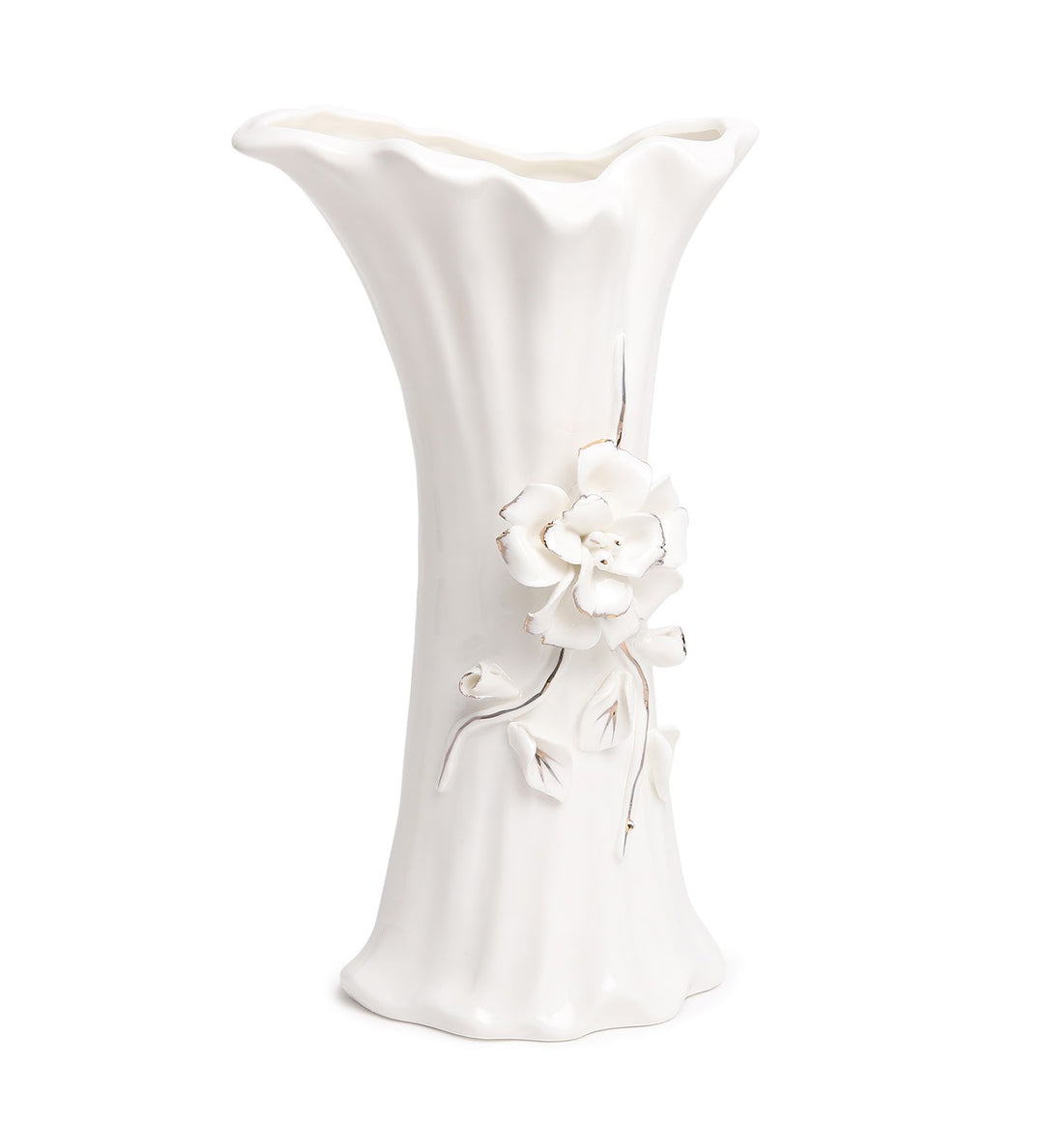 Maribel Fleur Tall Floral Porcelain Vase view 6