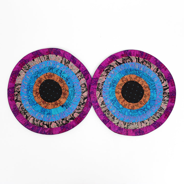 Silk Round Table Mat Set of 2, view 25