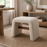 Expobazaar Opaa Homes U-Pouffe | Off White