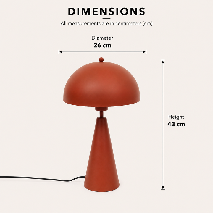 Metal Table Lamp for Living Room & Bedroom view 1