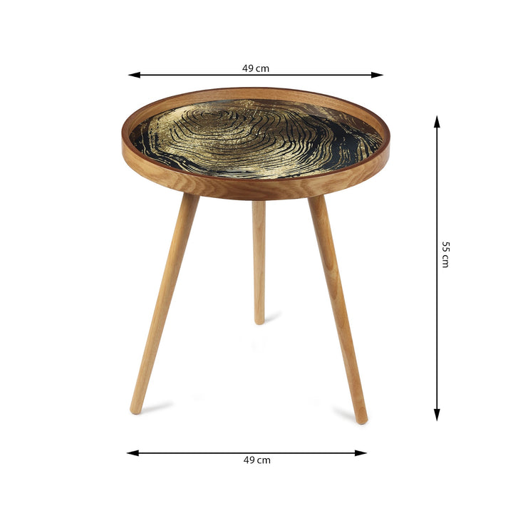 Expobazaar Oakveil Brown Table Set of 2