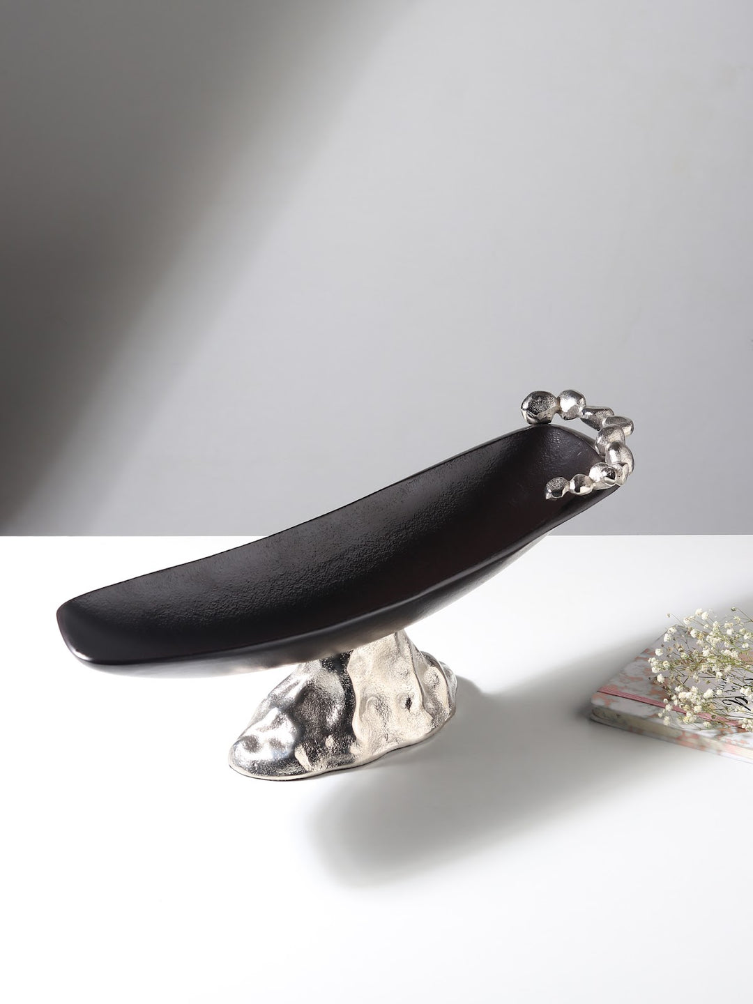 Expobazaar Stones Orivia Silver Platter Large