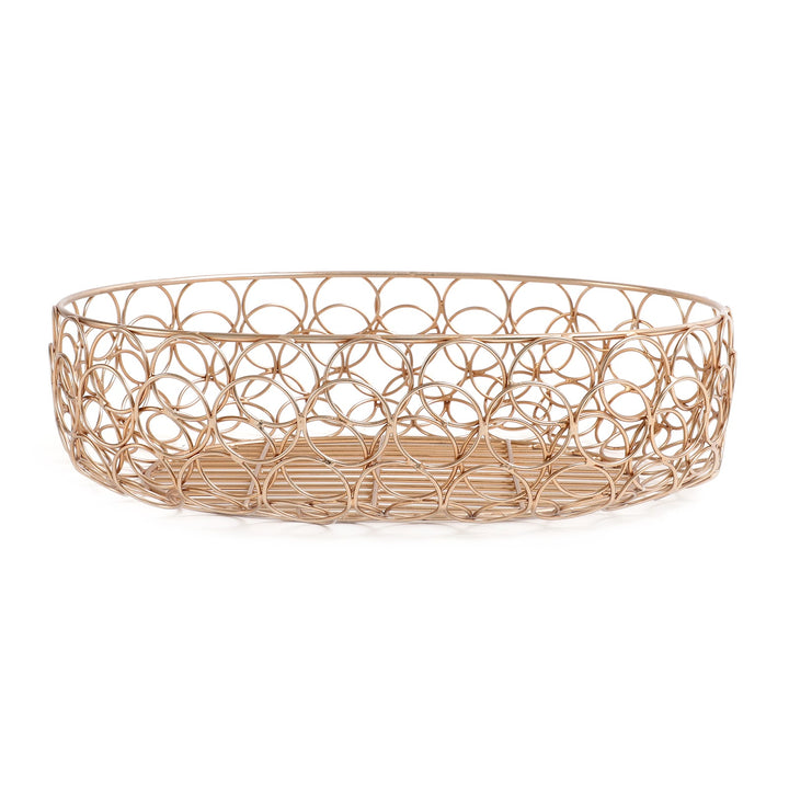 Expobazaar Meza Basket copper finish